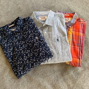 3 pack- short sleeve Penguin Button downs